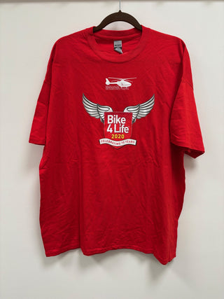 Bike4Life 10th Anniversary Red T-Shirt