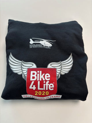 Bike4Life 10 Anniversary Black Hoodie