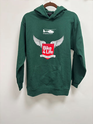 Bike4Life Forest Green Hoodie
