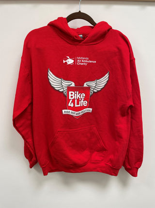 Bike4Life Red Hoodie