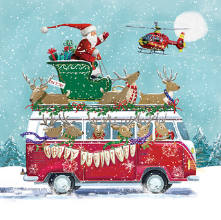 The Snow Family / Santa's Christmas Camper Cards