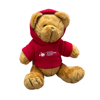 Midlands Air Ambulance Charity Bear In A Hoodie