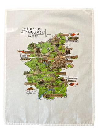 Tea Towel (6 Counties Print)